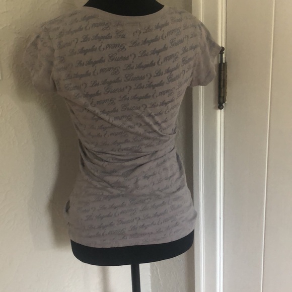 Ladies Grey Guess T-Shirt - Size Small - Picture 5 of 6